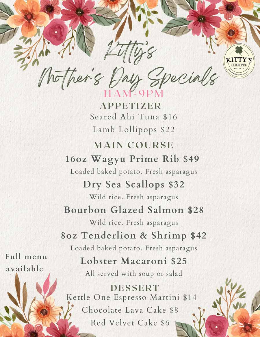 Mothers Day at Kitty O'Reilly's
